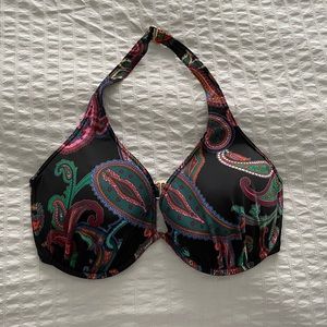 Victoria’s Secret Paisley Halter Swim Top (36D)
